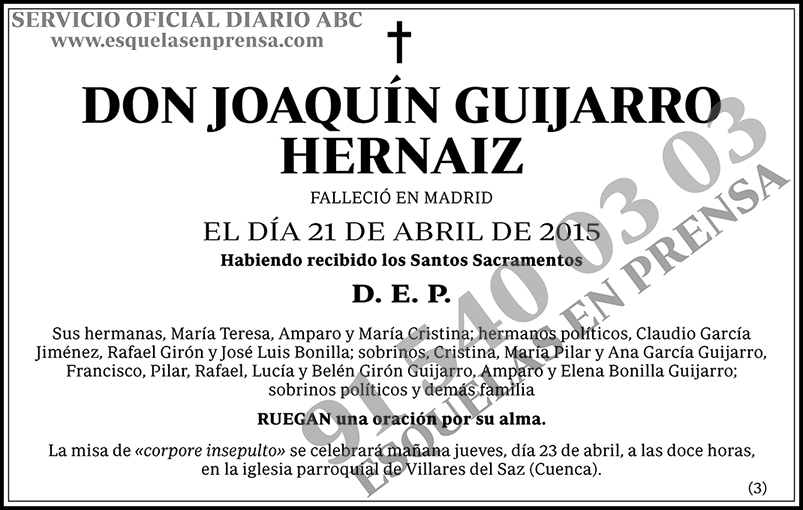Joaquín Guijarro Hernaiz